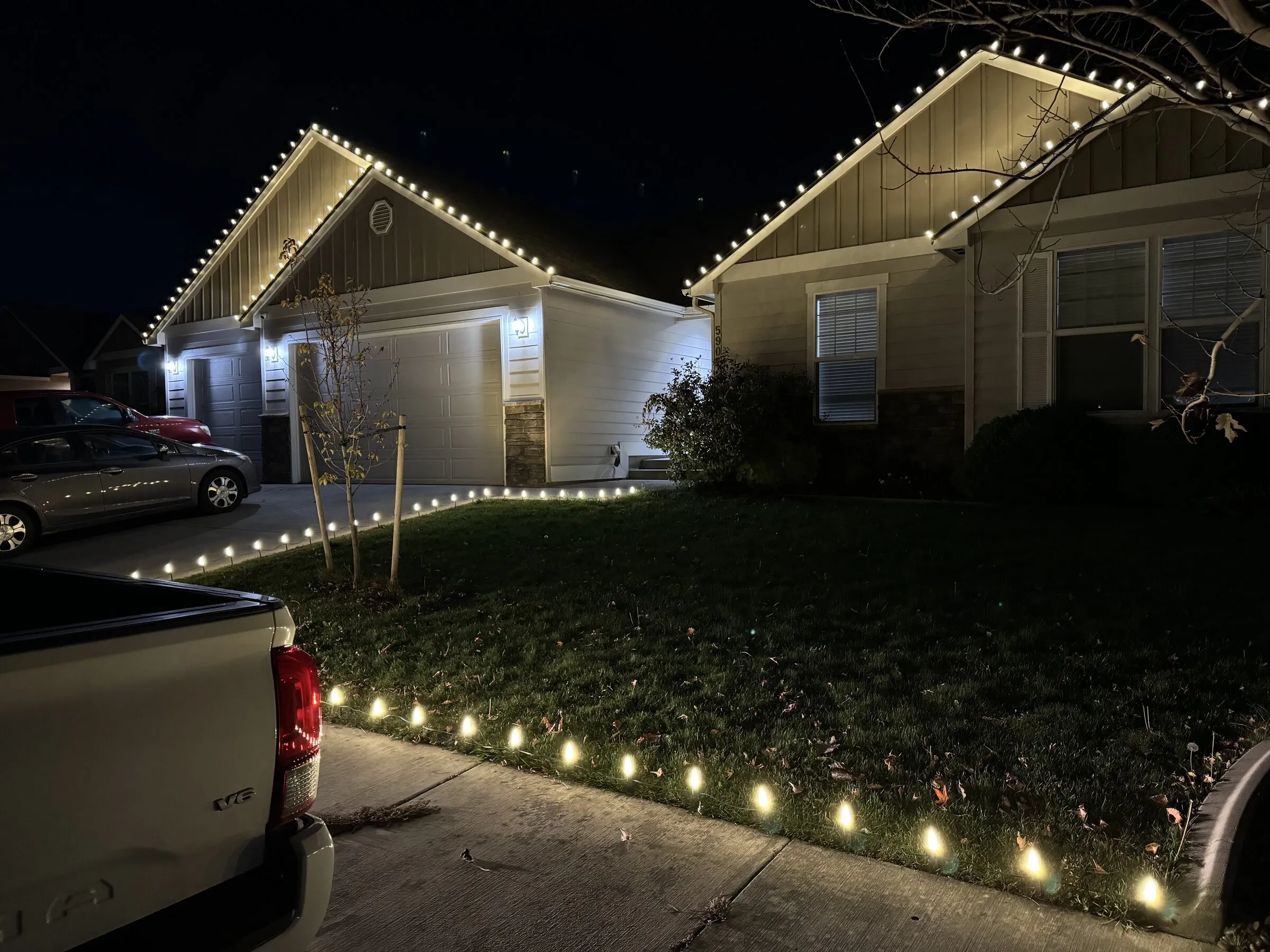 Tri-Bright Christmas light install